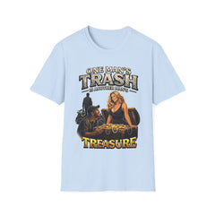 One Man’s Trash Is Another Man’s Treasure T-Shirt | Light Color | Bold Statement Graphic Shirt