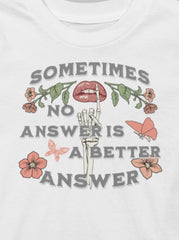 Shorty - Sometimes No Answer is a better Answer