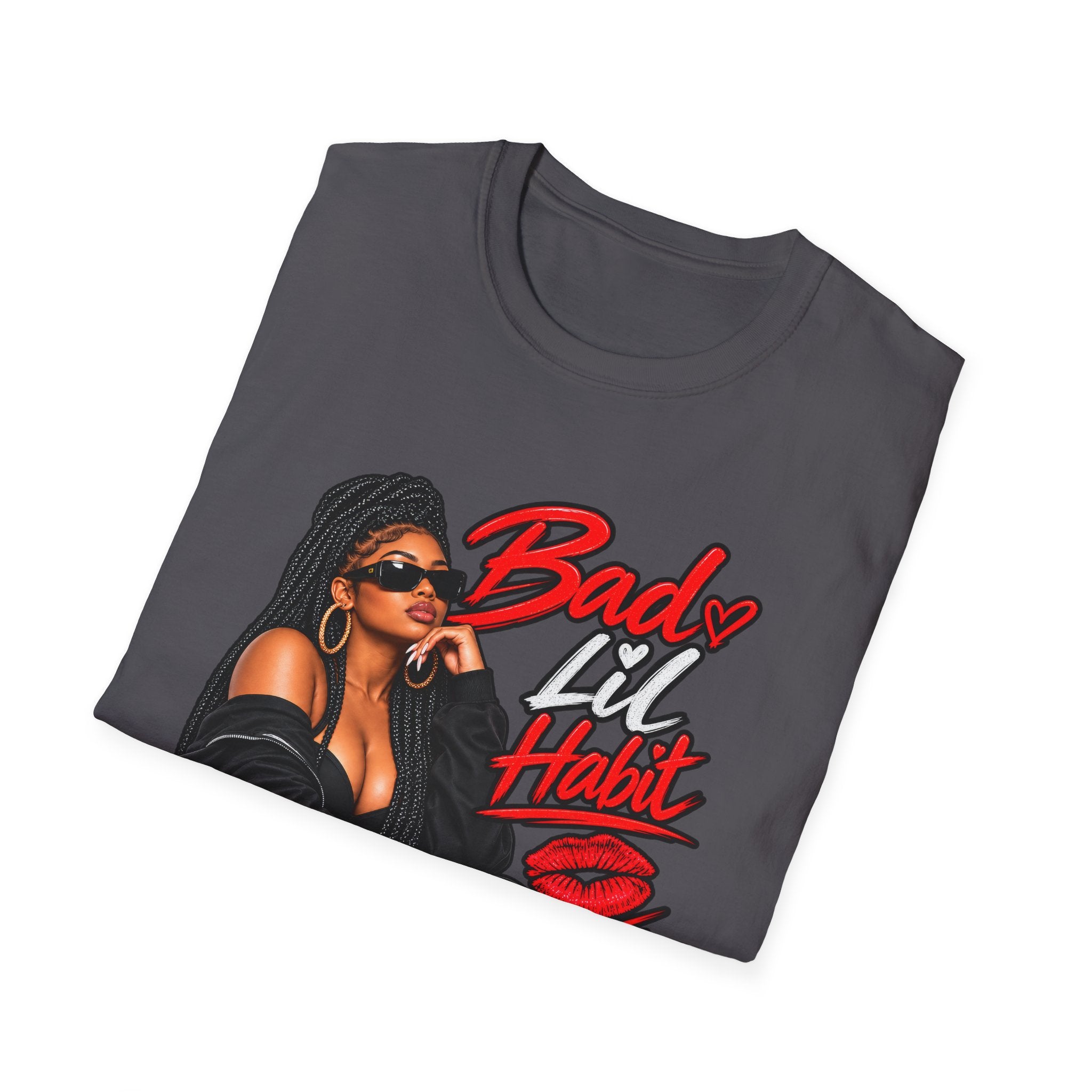 Bad Lil Habit – Sassy Girl Graphic T-Shirt | Bold Streetwear Design