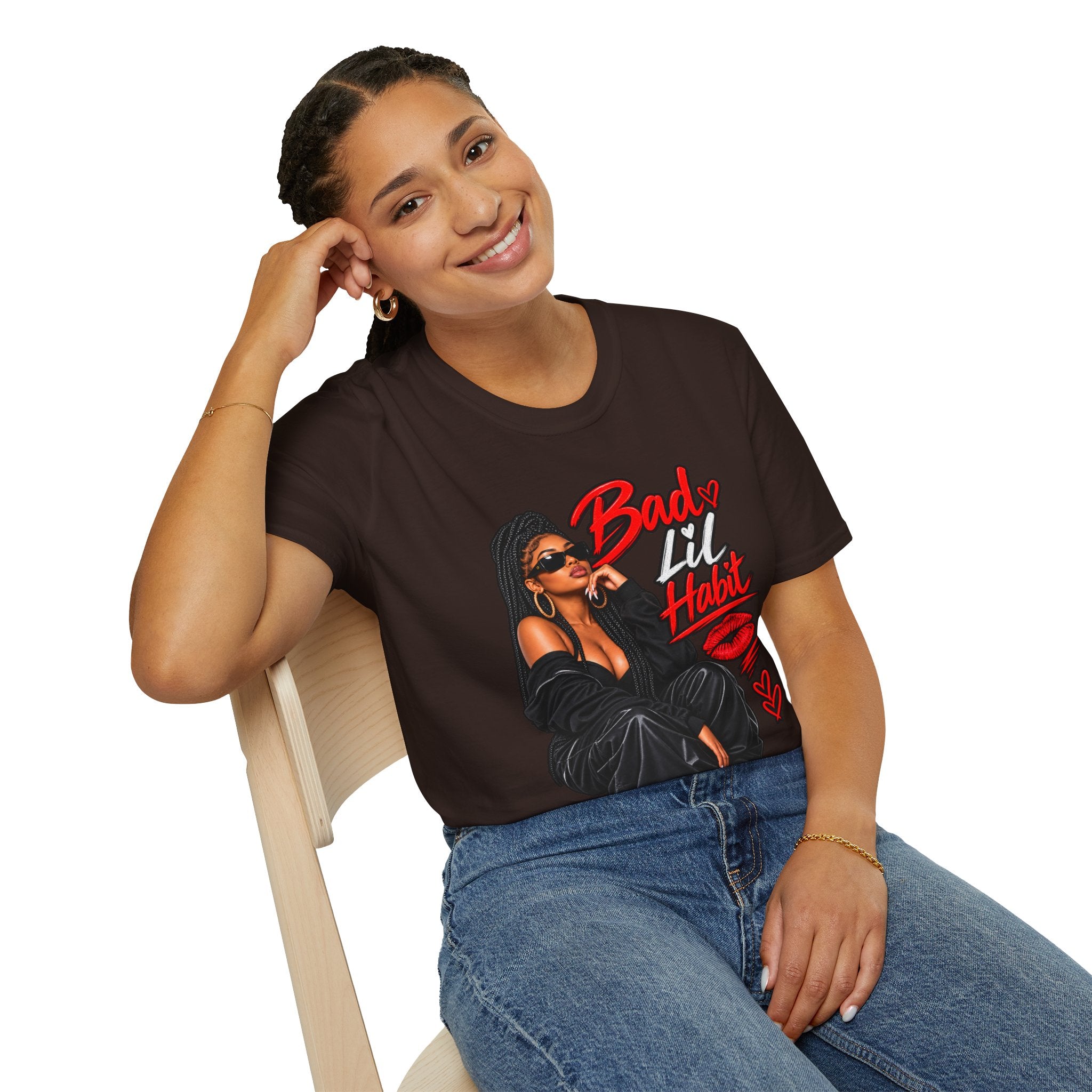 Bad Lil Habit – Sassy Girl Graphic T-Shirt | Bold Streetwear Design