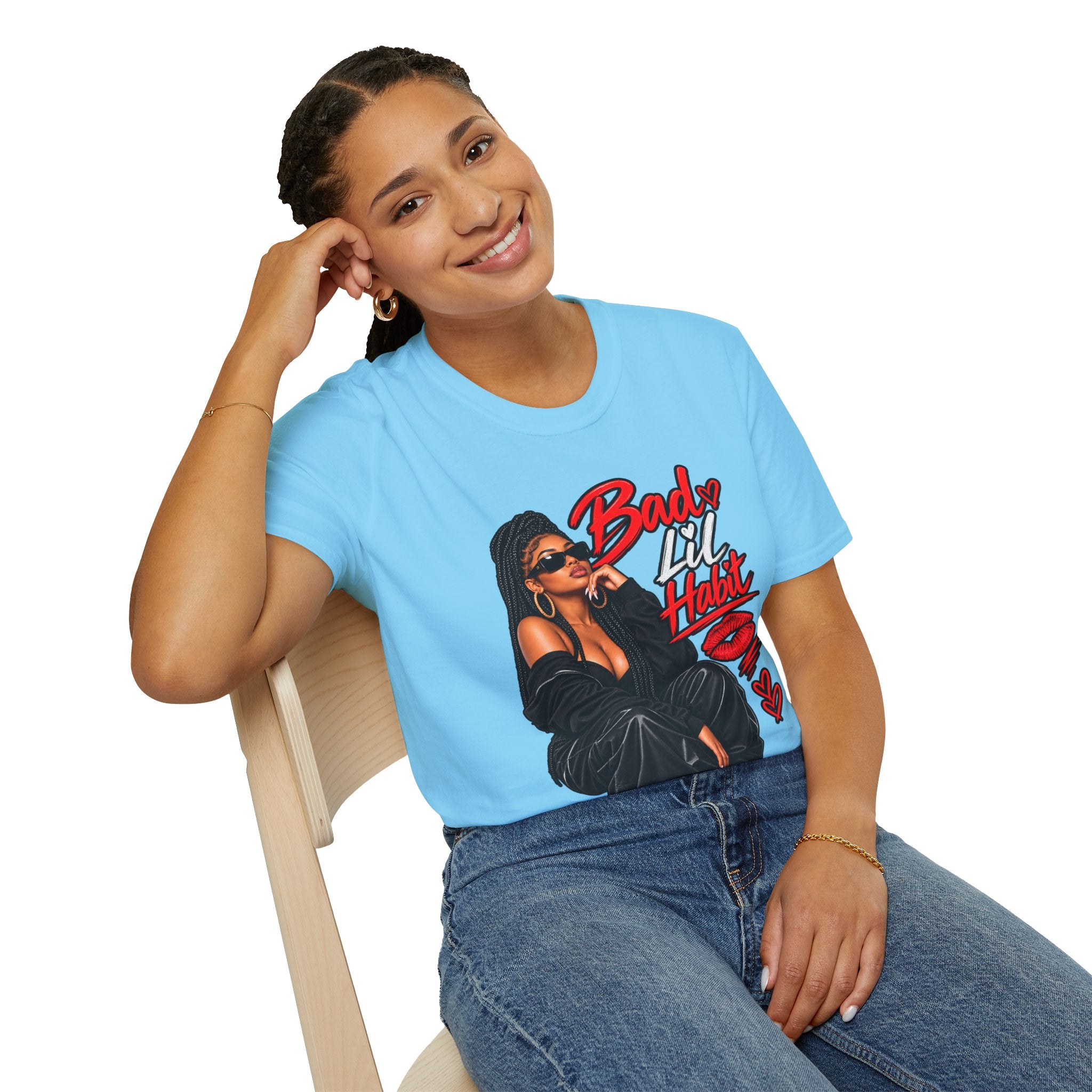 Bad Lil Habit – Sassy Girl Graphic T-Shirt | Bold Streetwear Design