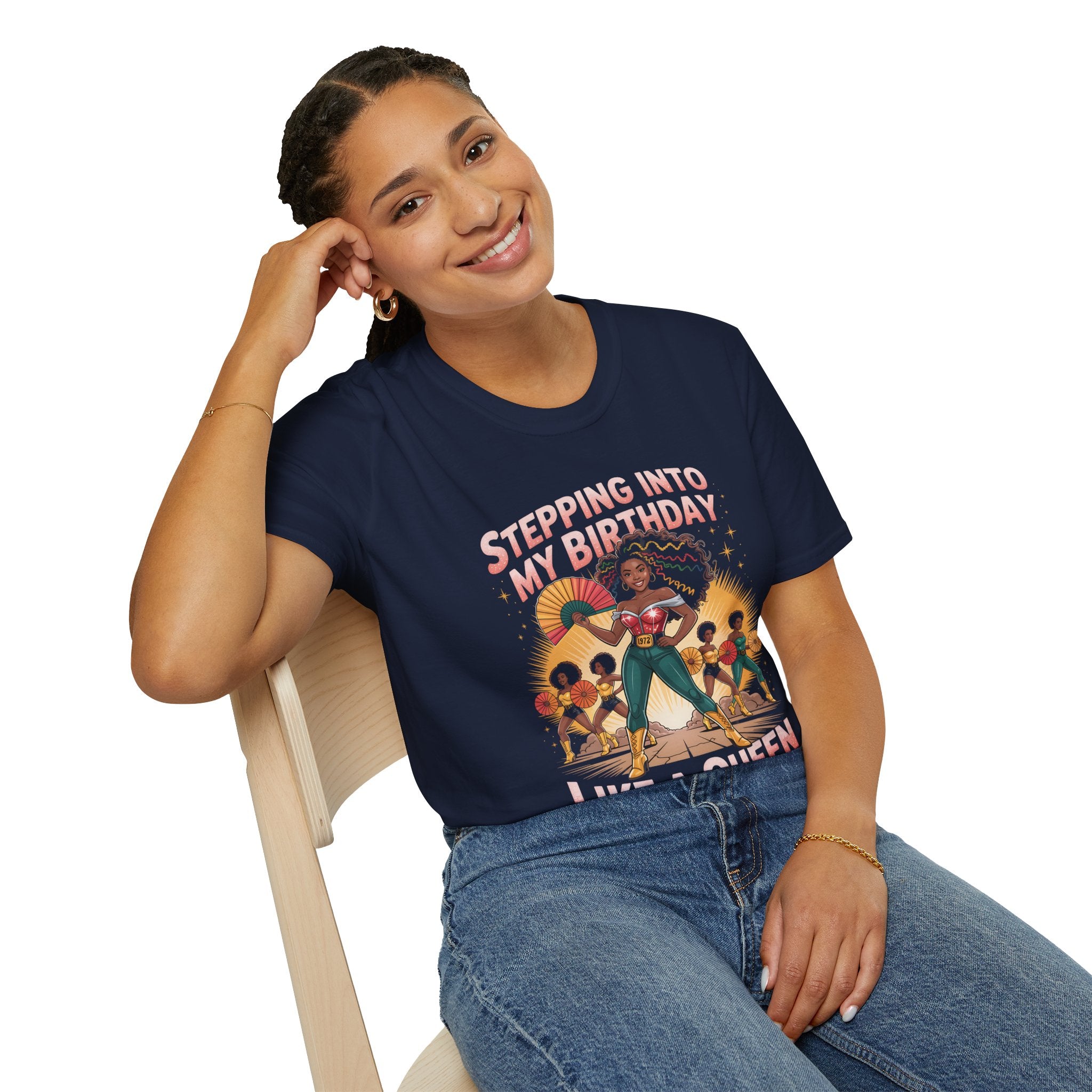 Birthday Queen Graphic T-Shirt, Unisex Birthday Shirt, Celebration Tee, Gift for Her, Funny Birthday Clothing, Stylish Casual Wear