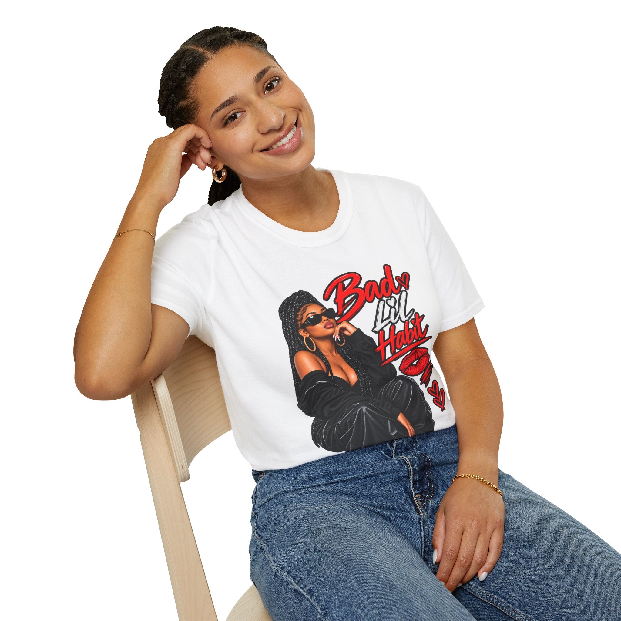 Bad Lil Habit – Sassy Girl Graphic T-Shirt | Bold Streetwear Design