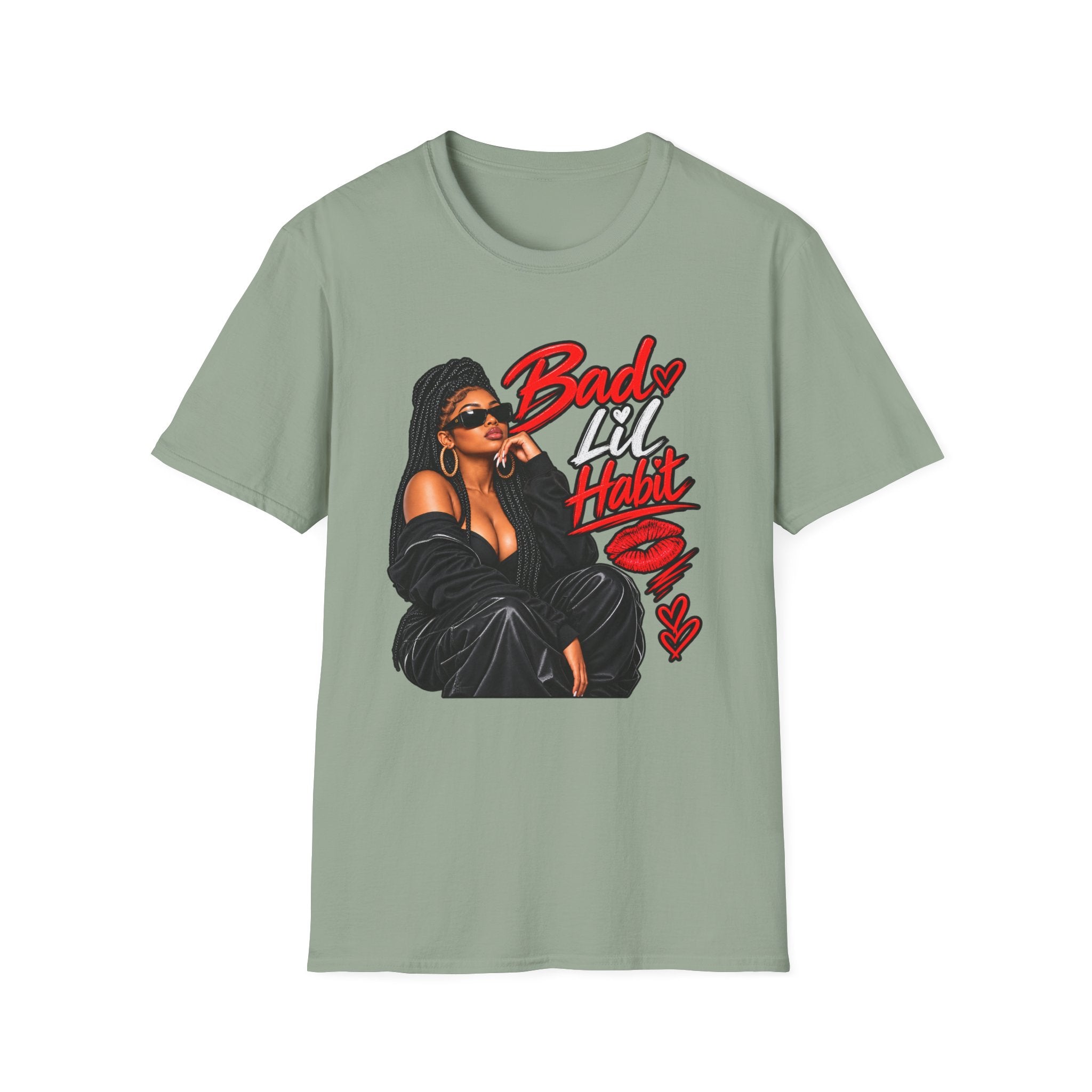 Bad Lil Habit – Sassy Girl Graphic T-Shirt | Bold Streetwear Design