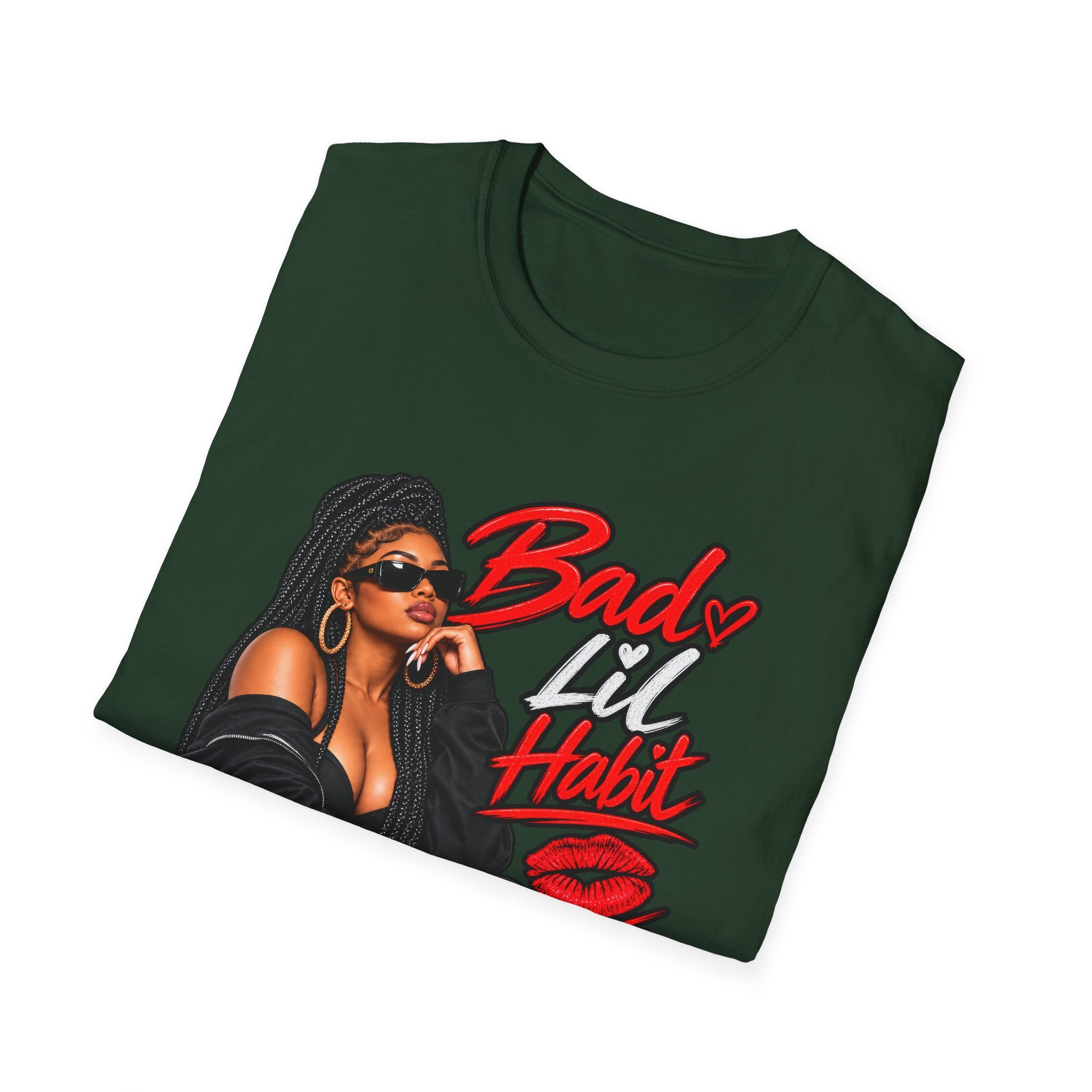 Bad Lil Habit – Sassy Girl Graphic T-Shirt | Bold Streetwear Design