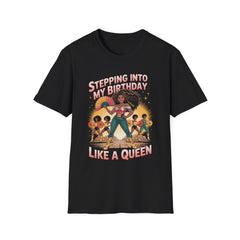 Birthday Queen Graphic T-Shirt, Unisex Birthday Shirt, Celebration Tee, Gift for Her, Funny Birthday Clothing, Stylish Casual Wear