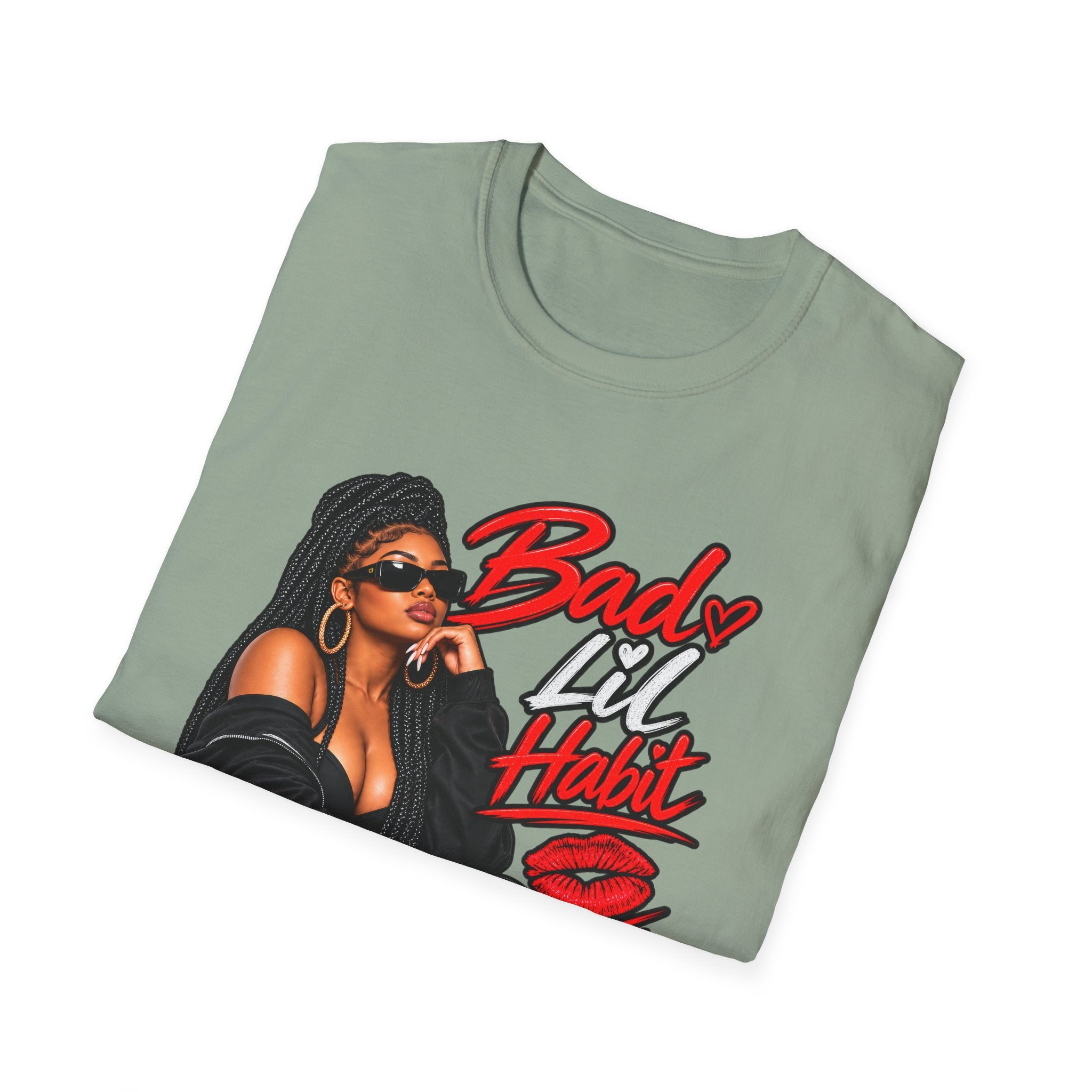 Bad Lil Habit – Sassy Girl Graphic T-Shirt | Bold Streetwear Design