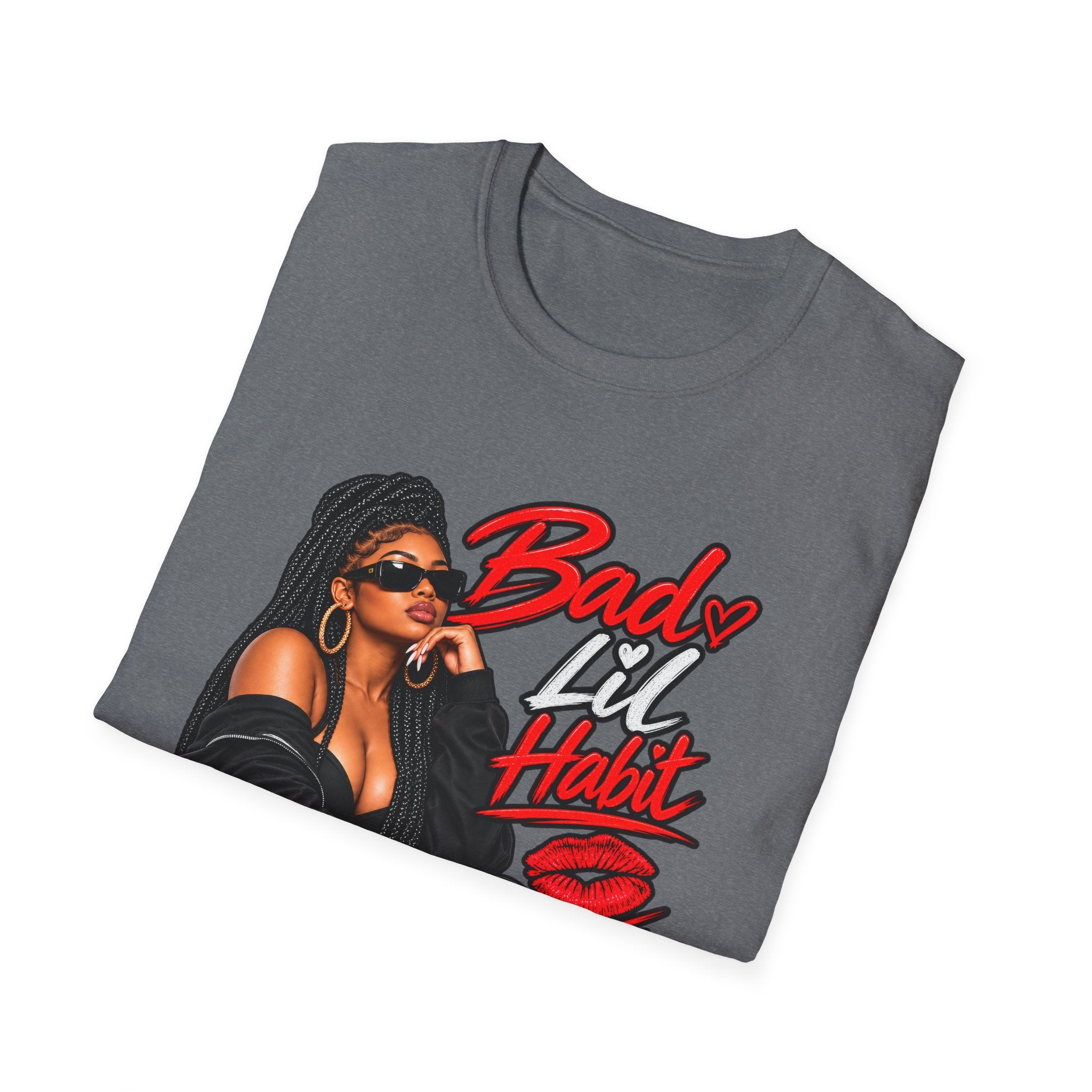 Bad Lil Habit – Sassy Girl Graphic T-Shirt | Bold Streetwear Design