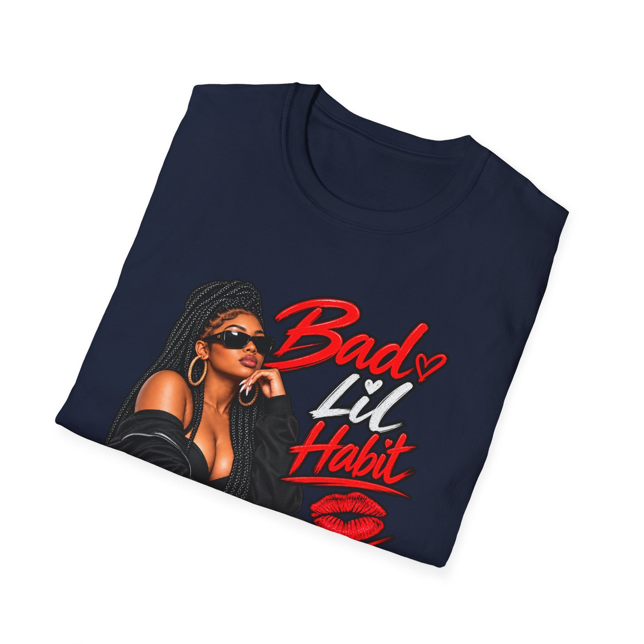 Bad Lil Habit – Sassy Girl Graphic T-Shirt | Bold Streetwear Design