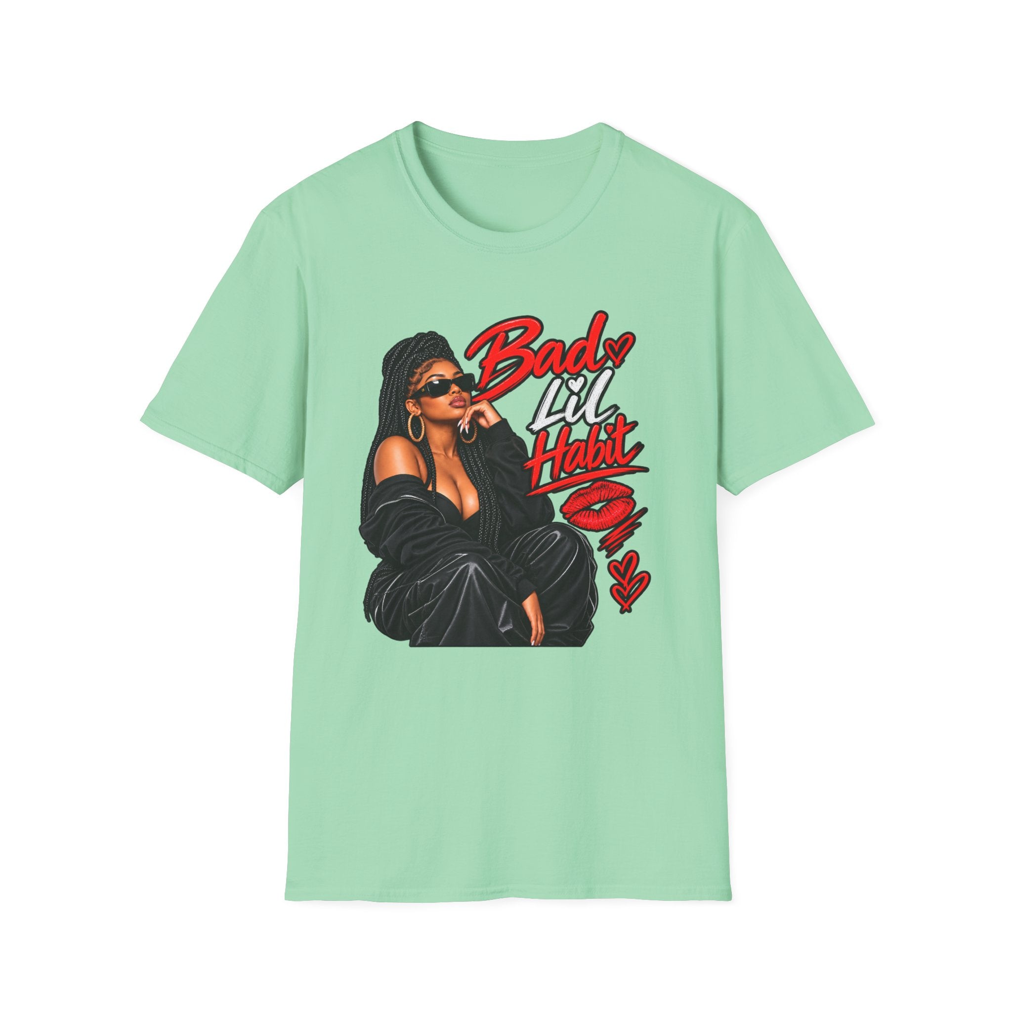 Bad Lil Habit – Sassy Girl Graphic T-Shirt | Bold Streetwear Design