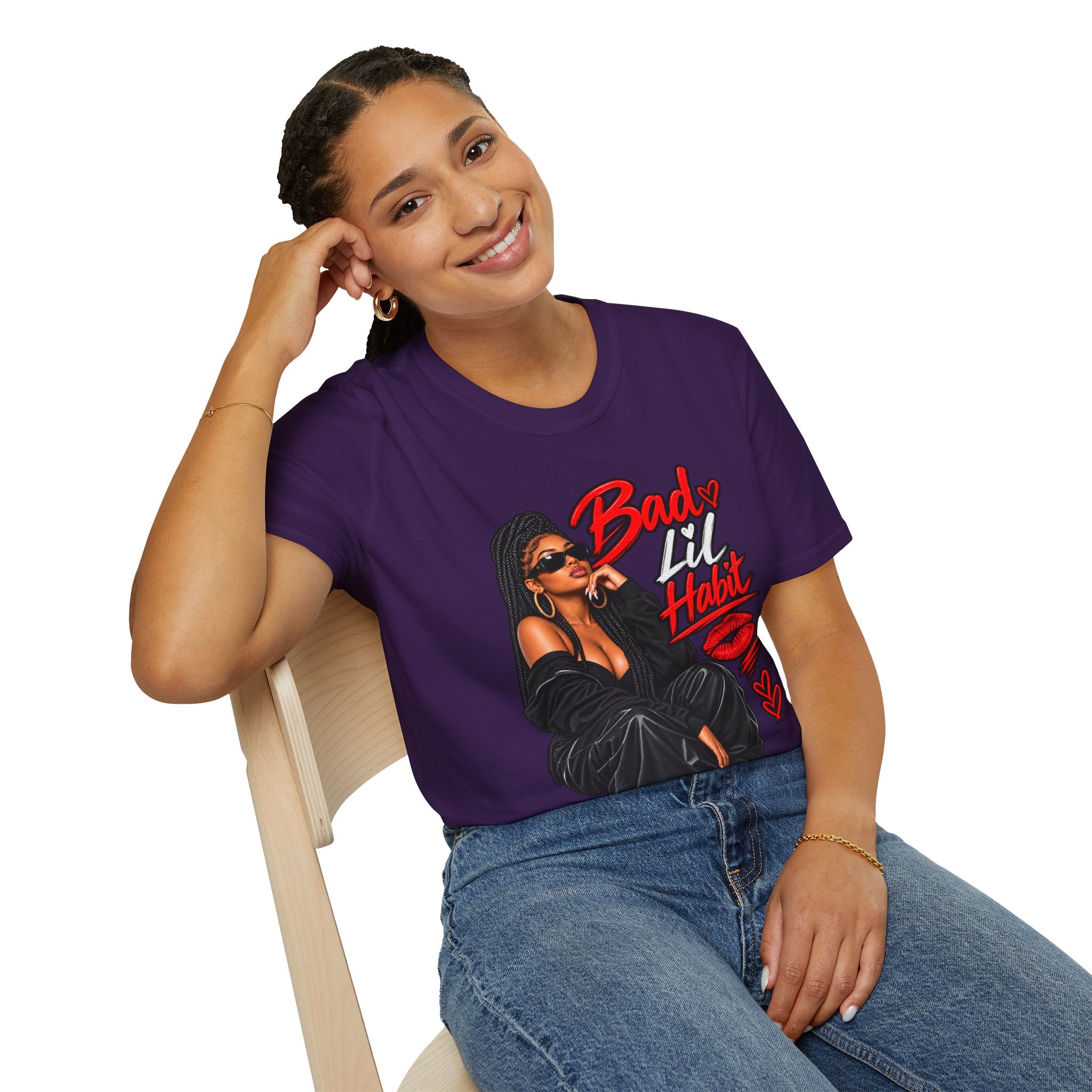 Bad Lil Habit – Sassy Girl Graphic T-Shirt | Bold Streetwear Design