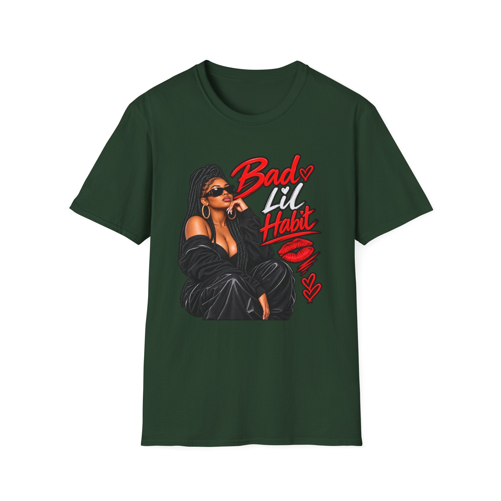 Bad Lil Habit – Sassy Girl Graphic T-Shirt | Bold Streetwear Design