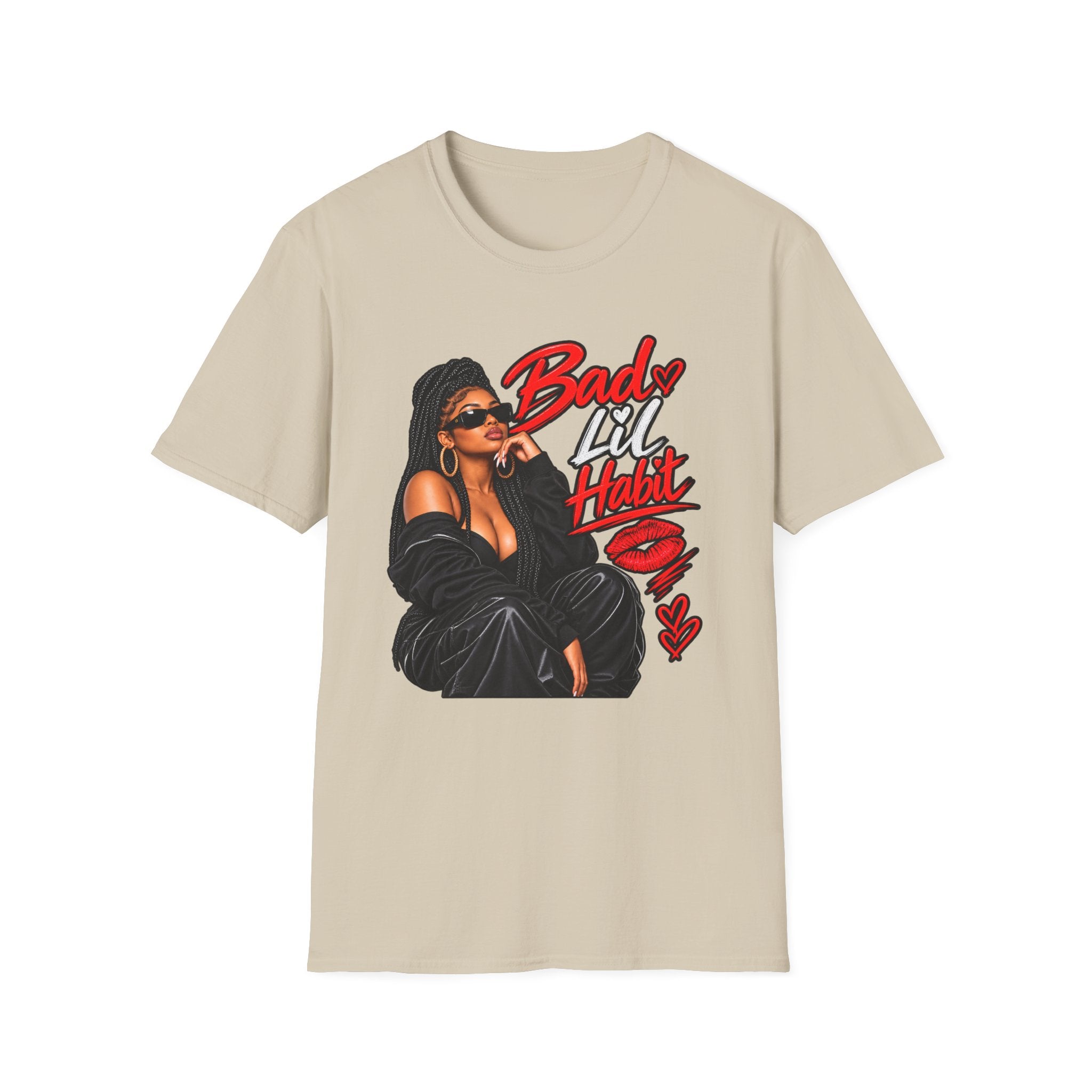 Bad Lil Habit – Sassy Girl Graphic T-Shirt | Bold Streetwear Design