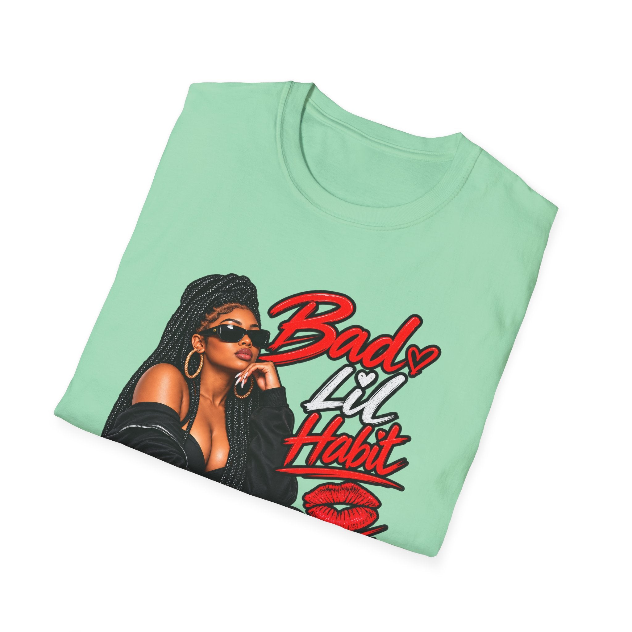 Bad Lil Habit – Sassy Girl Graphic T-Shirt | Bold Streetwear Design