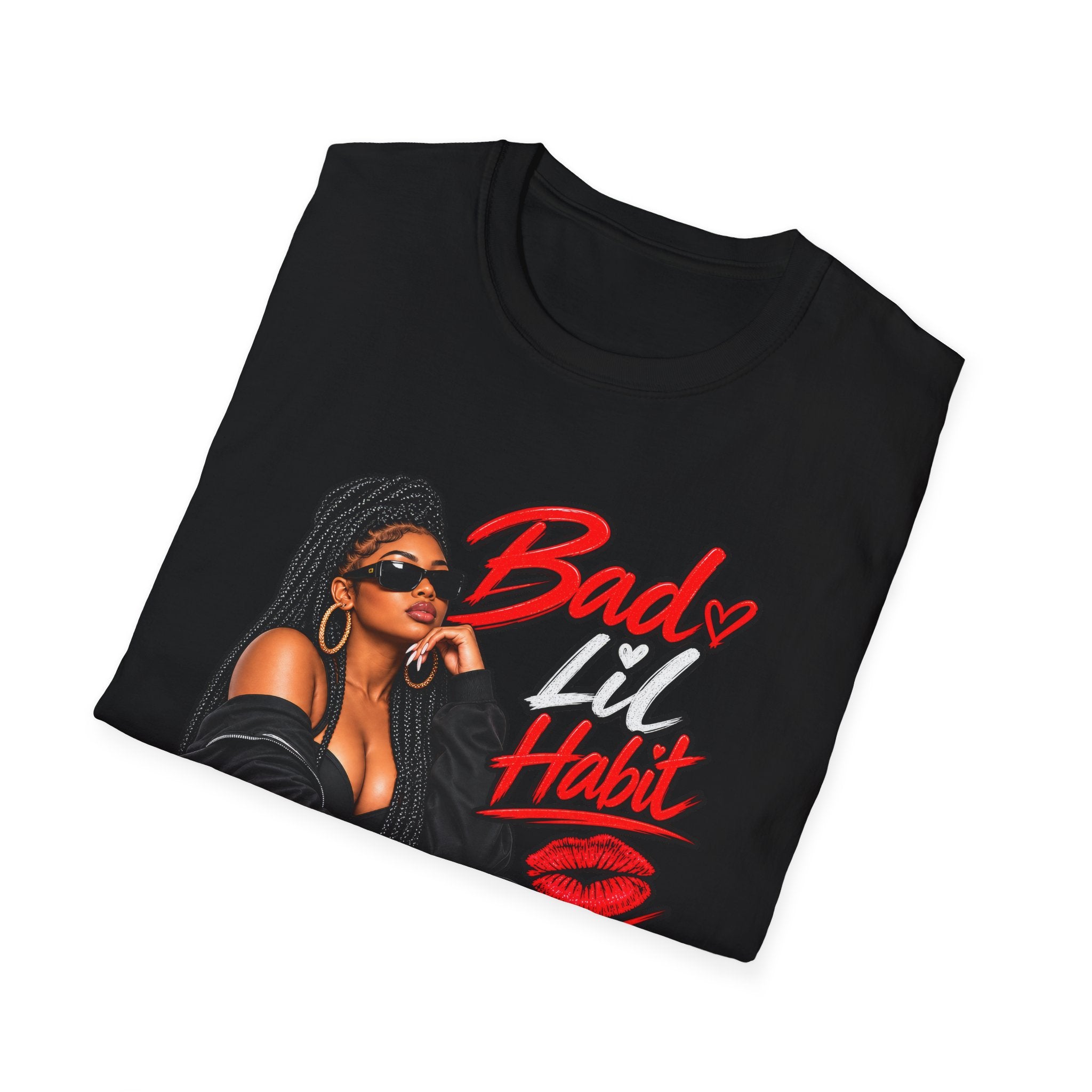 Bad Lil Habit – Sassy Girl Graphic T-Shirt | Bold Streetwear Design