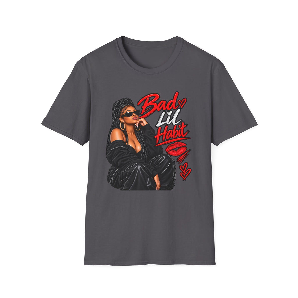 Bad Lil Habit – Sassy Girl Graphic T-Shirt | Bold Streetwear Design