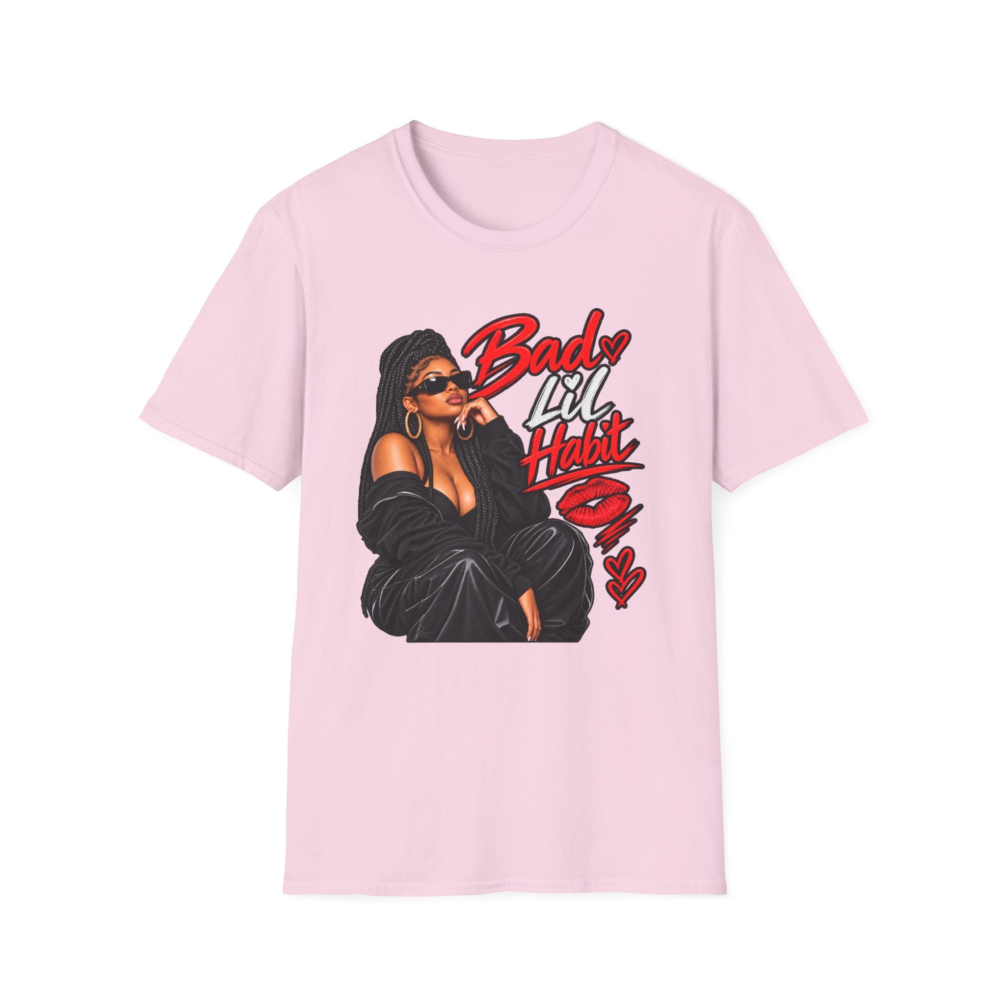 Bad Lil Habit – Sassy Girl Graphic T-Shirt | Bold Streetwear Design