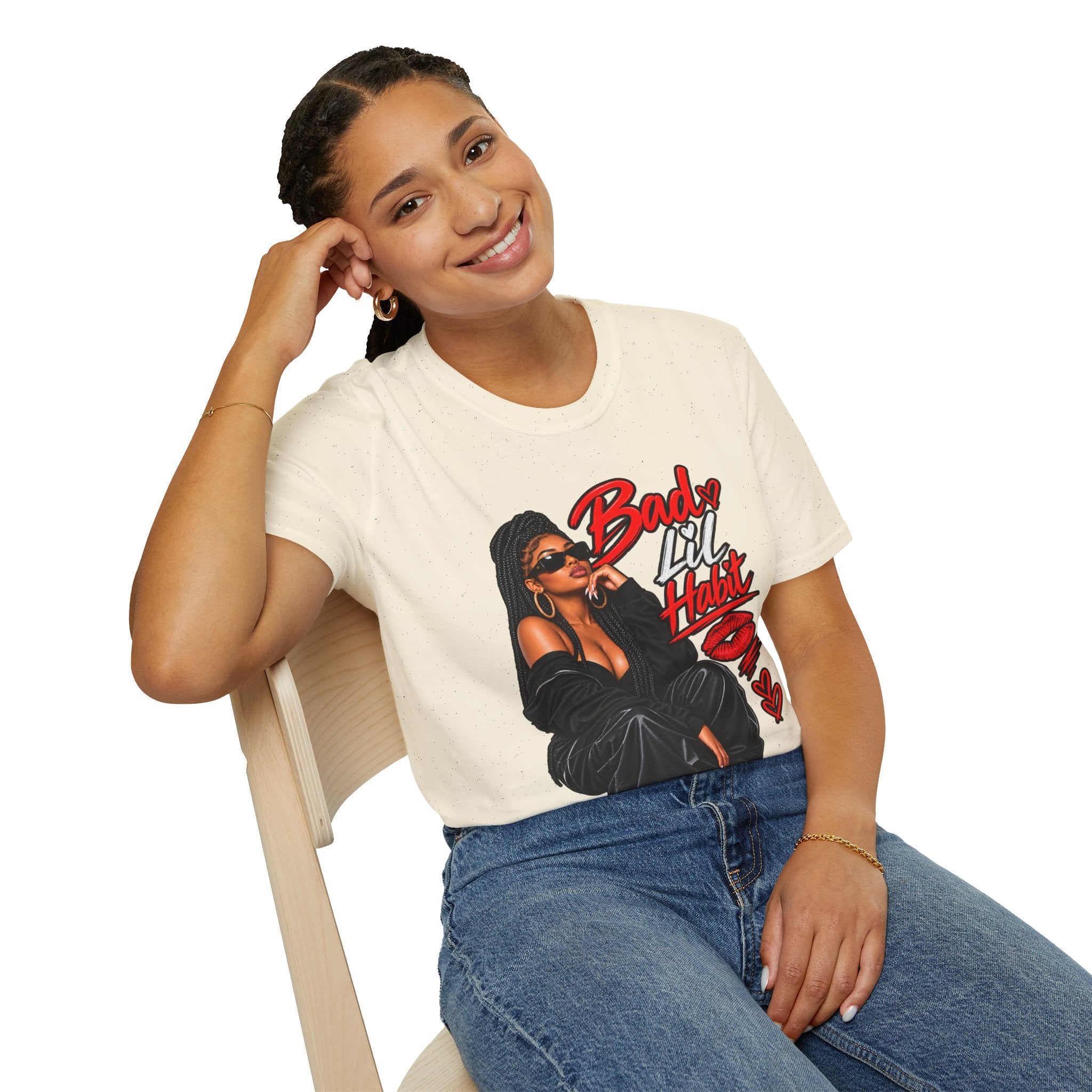 Bad Lil Habit – Sassy Girl Graphic T-Shirt | Bold Streetwear Design