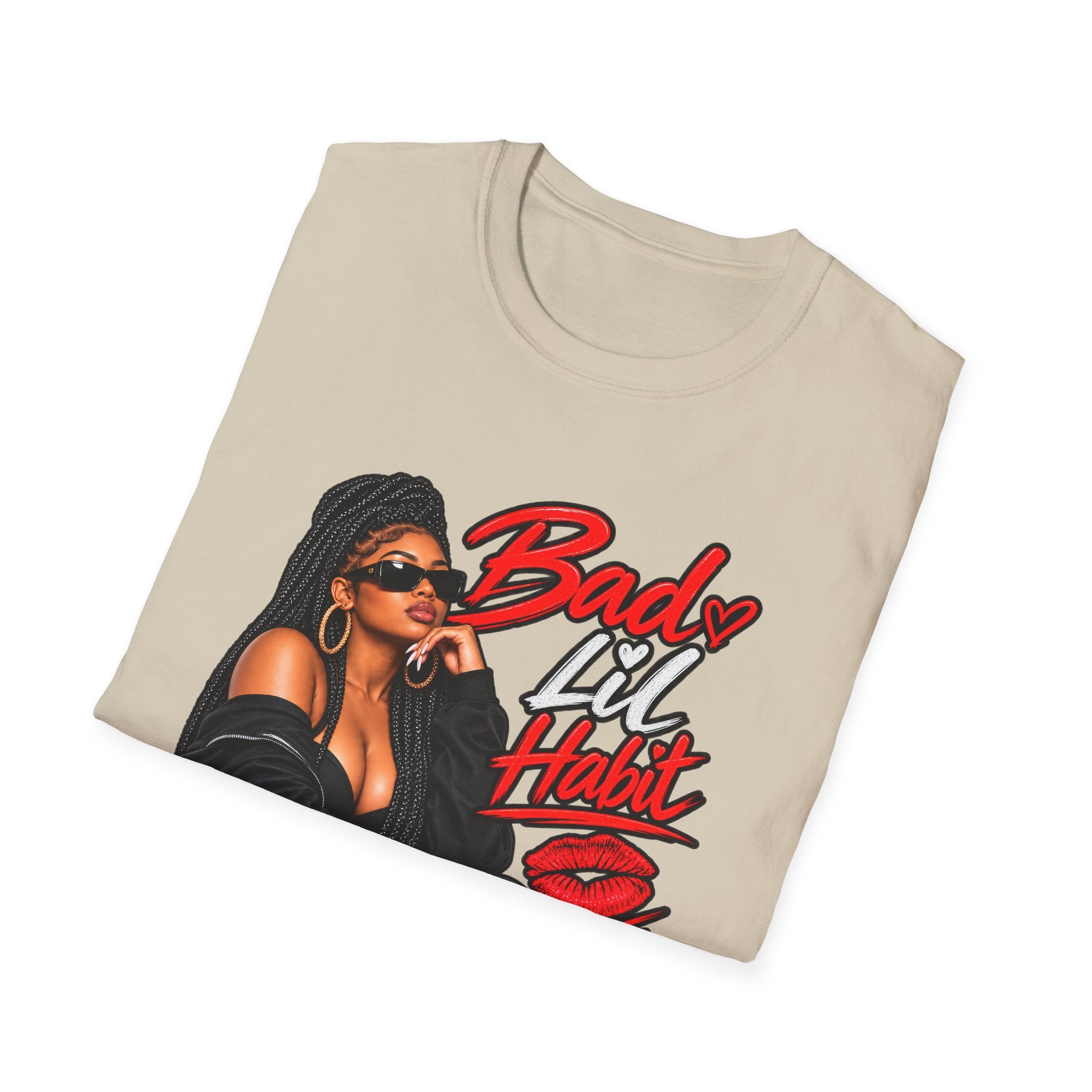 Bad Lil Habit – Sassy Girl Graphic T-Shirt | Bold Streetwear Design